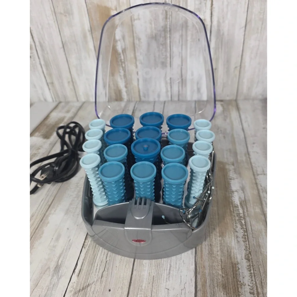 Conair Big Style Small Case 20 Multi-Sized Hot Roller Hairsetter CHW20 Blue